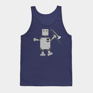 Trombone Robot Tank Top